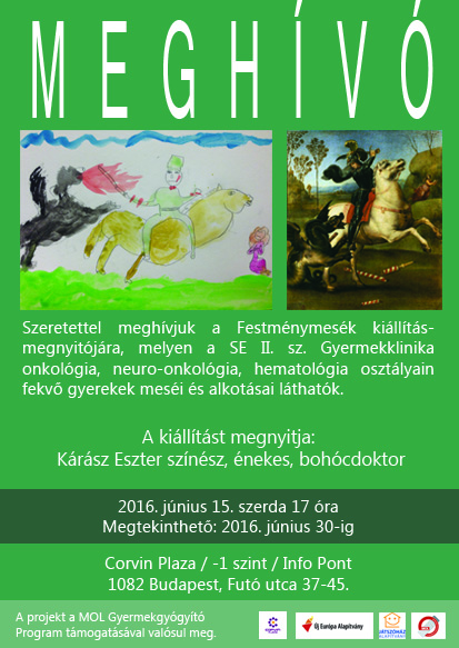 Festmények kiállítása: 2016. június 15.